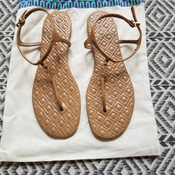 NWOB Tory Burch Marion tan sandal size 11 - Picture 6 of 6